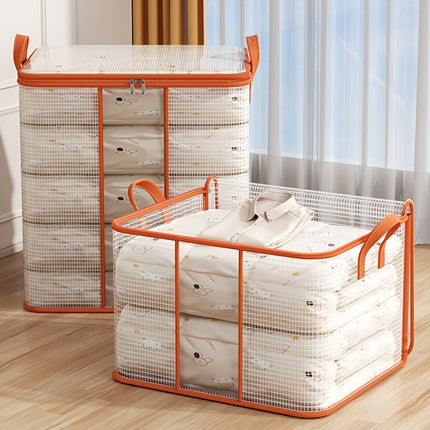 1pc Large Capacity Foldable Clothes & Quilt Storage Organizer,
