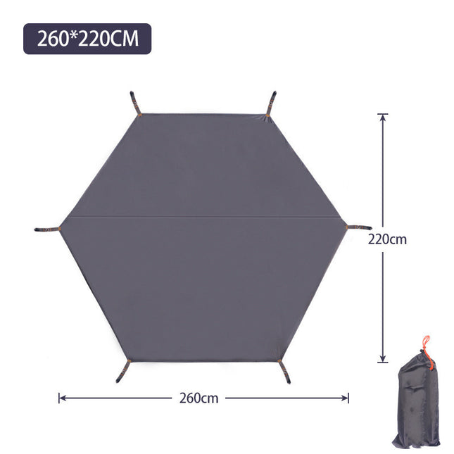Outdoor Camping Tent Hexagonal Grass Cloth