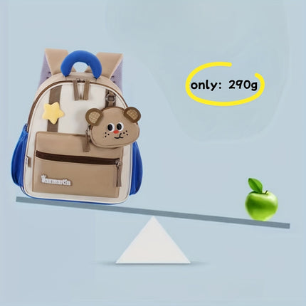 Original Cartoon Backpack for Kids - Lightweight Adjustable Straps, Durable Polyester Lining