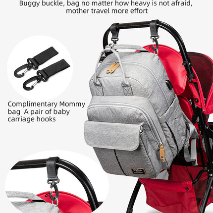 Backpack Multifunctional Printed Mother And Baby Bag