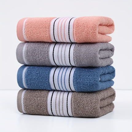 4pcs Heavy-Duty 100% Cotton Hand Towel Set - Large 13.8x29.5 Inch Ultra-Soft