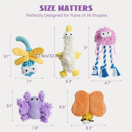 2pcs/5pcs Mop Plush Toy Set