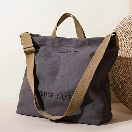 Women's Tote Bag Commuter Bag Student Shoulder Bag, Work Bag, Large Capacity Tote Bag Zipper