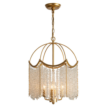 American Crystal Chandelier French Entry Lux