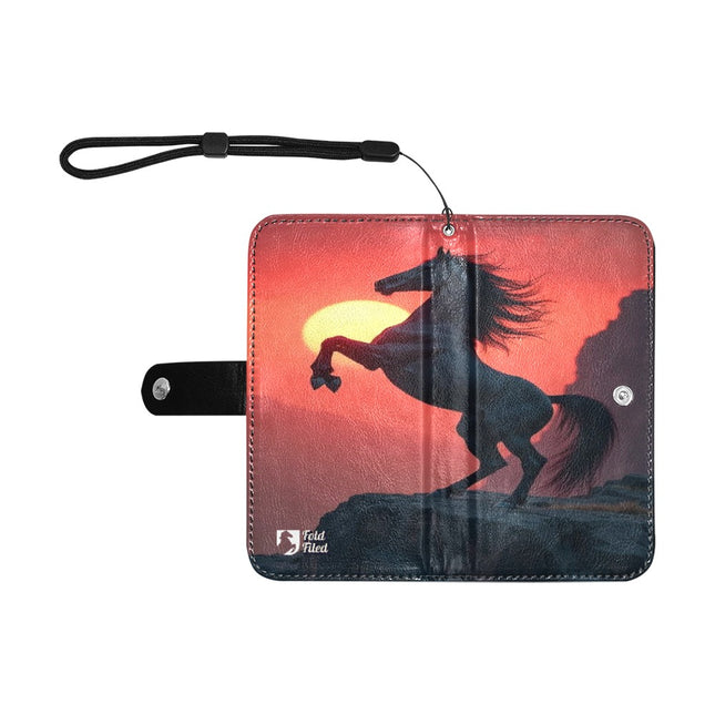 Flip Leather Purse for Mobile Phone(Model1704)