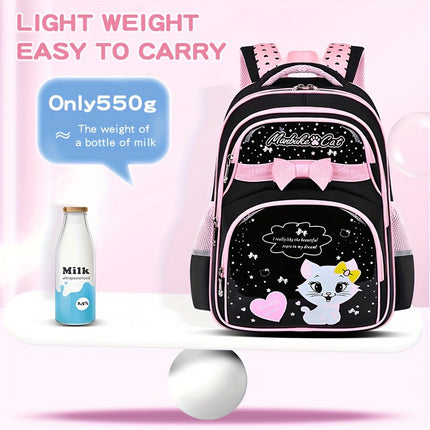 Lightweight Backpacks for Girls in Grades One to Six, Ages 6-12, Popular Among Kids
