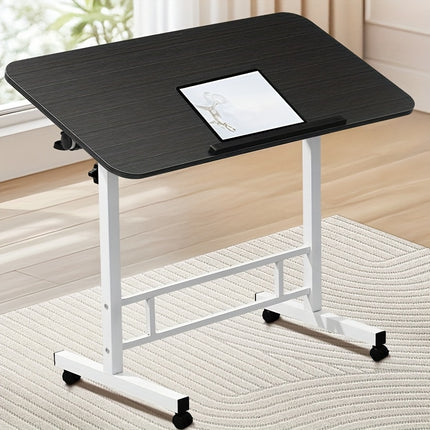 Ergonomic Height-Adjustable Dual-Panel computer Desk with Foldable & 0-90° Angle Adjustment
