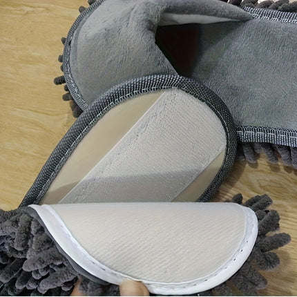 1 Pair of Removable Mop Slippers, Super Soft and Silent, One Size Fits All, Cleaning Supplies, Cleaning Tools