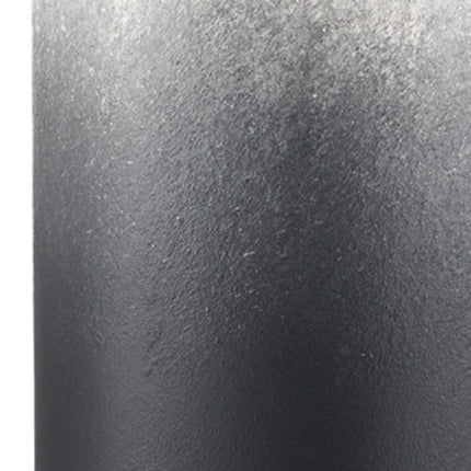 24" Black And White Ombre Metal Table Vase