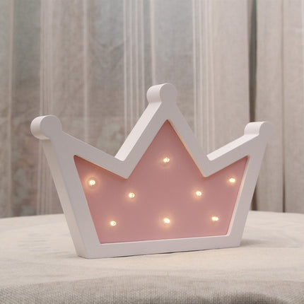 Nordic ins night light wall decoration crown light