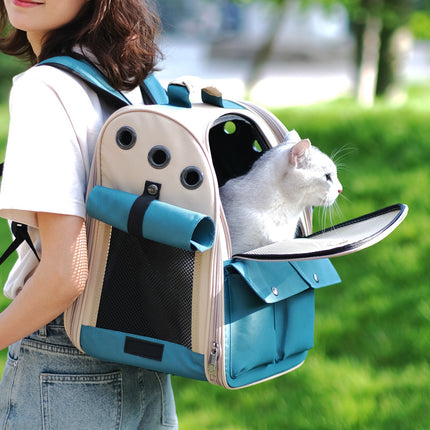 Large Capacity Portable Cat Pet Shoulder Bag - Perfect for Outings and Travel!
