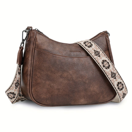 Everyday Shoulder Bag | Adjustable Strap Bag | Secure Zip Closure