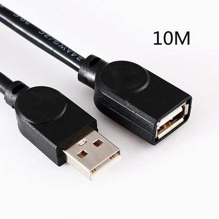 Black AF2.0usb Data Extension Cable With Copper Core