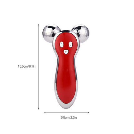 Face Instrument Vibration Acupuncture Massage Instrument Electric Roller Thin