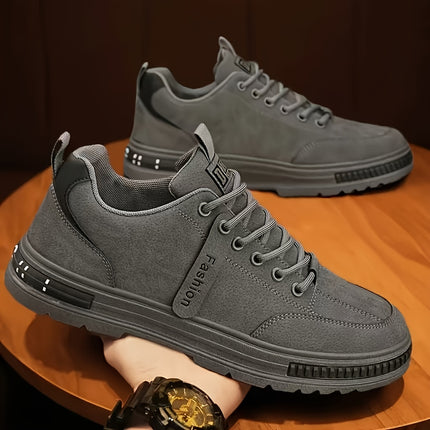 Men's Heavy-Duty All-Terrain Hiking Boots  -Slip Windproof Rugged PVC Sole, Thick Traction Tread,