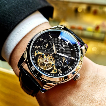 Automatic Tourbillon Mechanical Watch | High-end Luxury Fashion Hollow Business Casual Men'S Watch