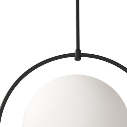 Black And White Single Metal Dimmable Ceiling Light
