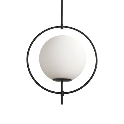 Black And White Single Metal Dimmable Ceiling Light