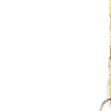 Clear Single Glass Dimmable Ceiling Light With Clear Shades
