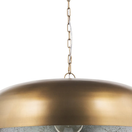 Gold Single Metal Dimmable Ceiling Light With Gold