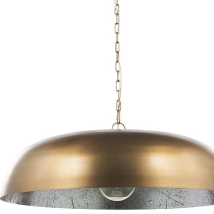 Gold Single Metal Dimmable Ceiling Light With Gold