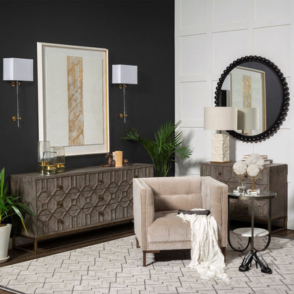 30" White Metal and Fabric Corner Wall Light