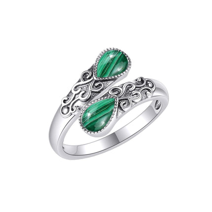 925 Sterling Silver Open Adjustable Band Ring for Women Jewelry Gifts