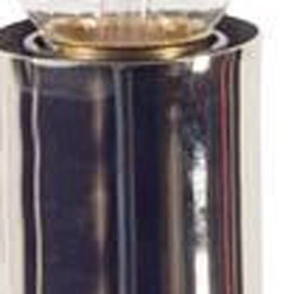 18" Silver Candlestick Lamp Base