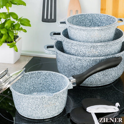Kitchen Cookware Set 9-Piece  Cooking Pot Set