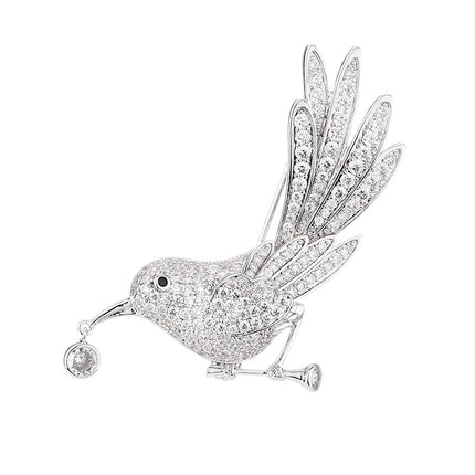 Bird brooch