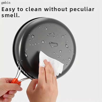 Aluminum Cookware Set, Non-Stick Food-Grade Pots and Kettle, Portable Outdoor Cookware,