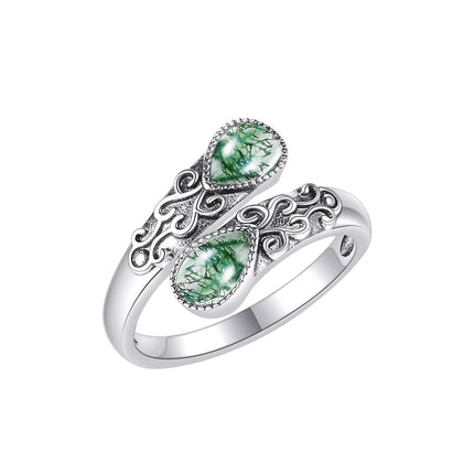 925 Sterling Silver Open Adjustable Band Ring for Women Jewelry Gifts