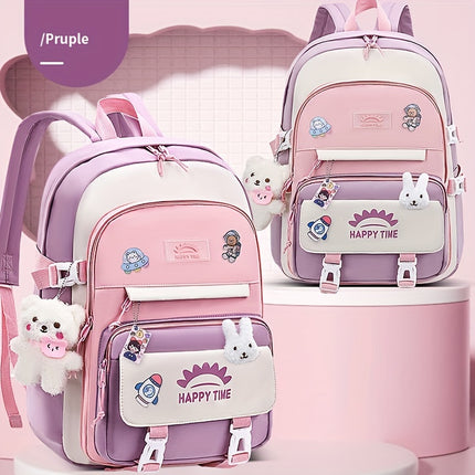 Backpack for Girls - Cute Cartoon Design, Adjustable Straps, Lightweight backpack