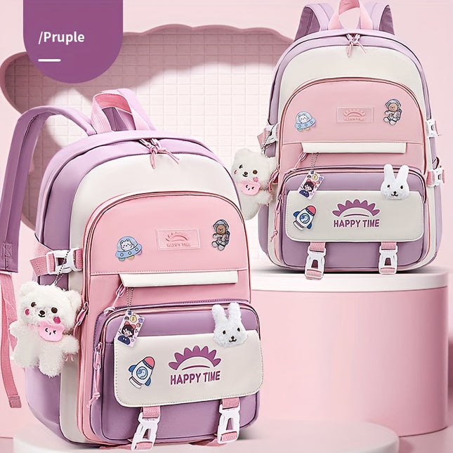 Backpack for Girls - Cute Cartoon Design, Adjustable Straps, Lightweight backpack