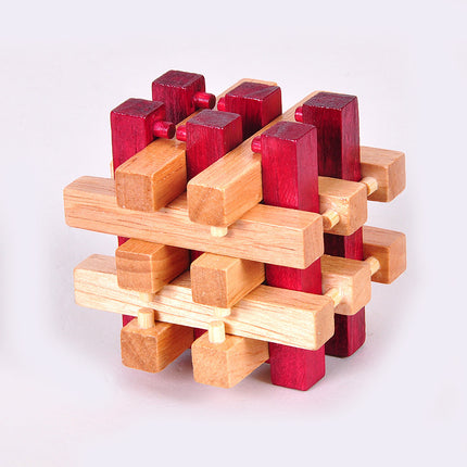 Wooden Educational Toys Burr Puzzle
