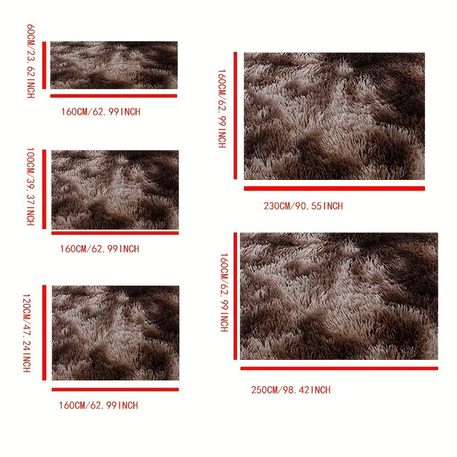 1pc Plush Carpet - Modern Luxury Oversized Soft Rug Suitable for Rooms, Jumbo Sizes (59.99x159.99cm