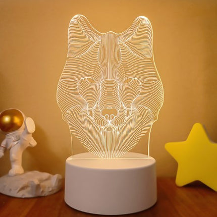 3D Lights Colorful Touch Remote Control LED Visual Lights