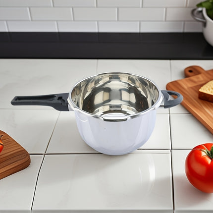 Stainless Steel Thickened Fast Cooking Pot with Protective Design, Suitable for Universal Gas and More