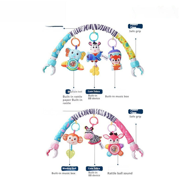 Educational Comfort Baby Car Crib Hanging Baby Toys