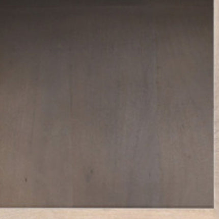 91" Ivory Distressed Solid Wood Frame Accent Cabinet With Two Doors