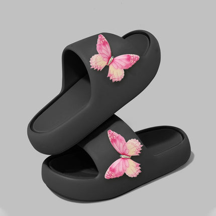 4 pcs set Butterfly Pattern Flip-Flops omfortable EVA Material,