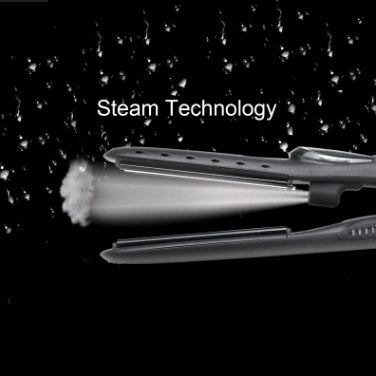 Steam hair straightener, straight roll dual-use atomizing splint, tourmaline ceramic perm