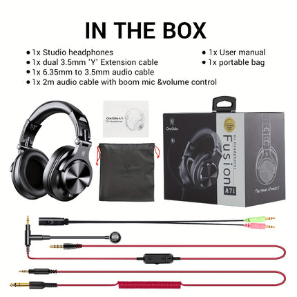 Professional Studio & Gaming Headset with Boom Mic