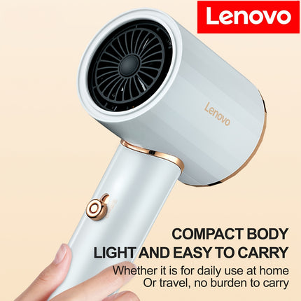 Lenovo Professional Hair Dryer for all Hair Types - Quick-Dry, Low-Noise Hair Dryer with Overheat Protection,