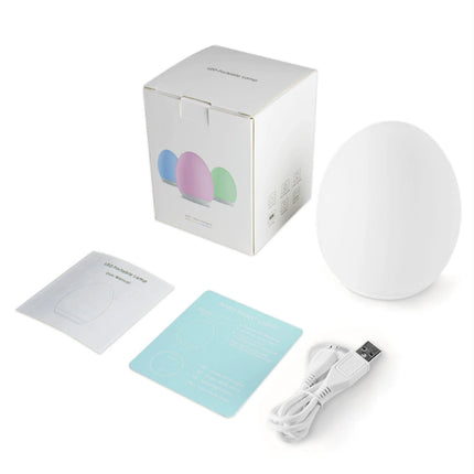 Bedside Table Lamp Rechargeable Plug-in Energy-saving Night Light