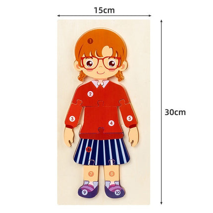 3D Puzzle Model Wooden Puzzle Educational Toys