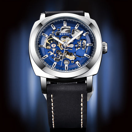 Men'S Watch Youth Model/Freshman Student Automatic Mechanical Hollow Glow-in-the-Dark Fashion