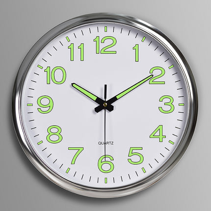 12 Inch 30Cm Luminous Plastic Wall Clock Quartz Clock Bedroom Living Room Wall Clock Simple Clock Custom