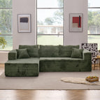 Green Corduroy / Left Hand Facing