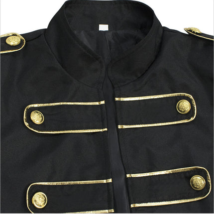 Men's Halloween Embroidered Jacket Stage Clothes